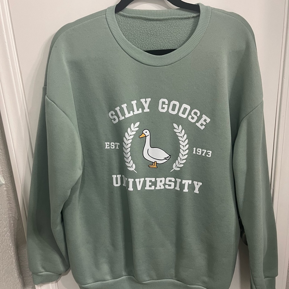 Green Silly Goose University Sweatshirt